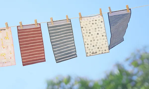 抱っこ紐を清潔に保ちます