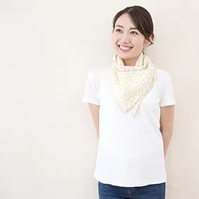 エアリコmamascarfsダルメシアン(ベージュ)