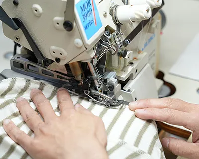 材料から縫製まですべてが日本製